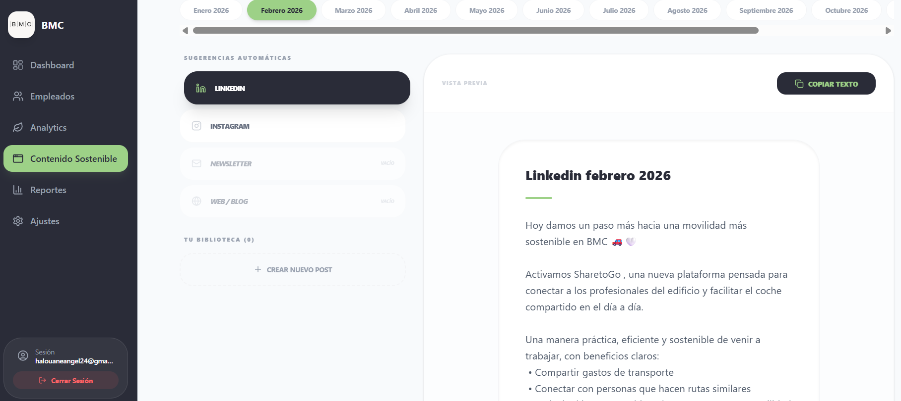 Sustainable Content Preview